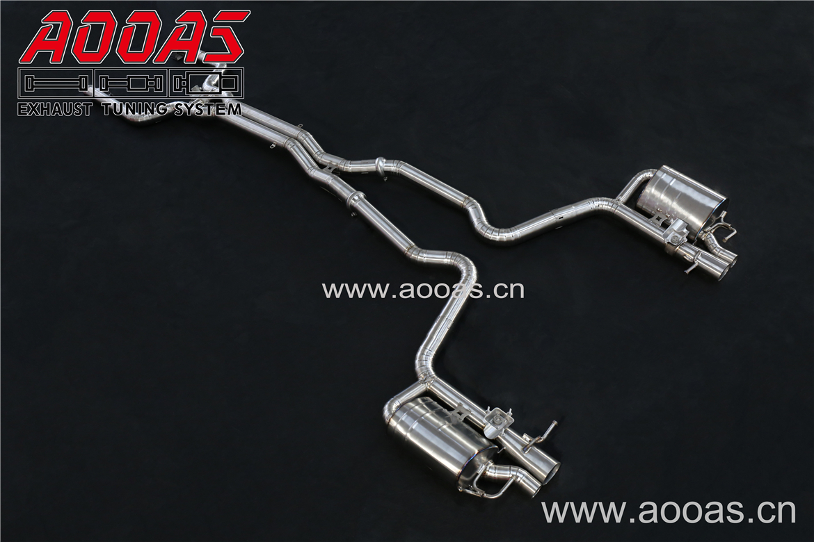 Benz w205 C63 AMG titanium alloy primary color    Titanium /Valvetronic Catback System